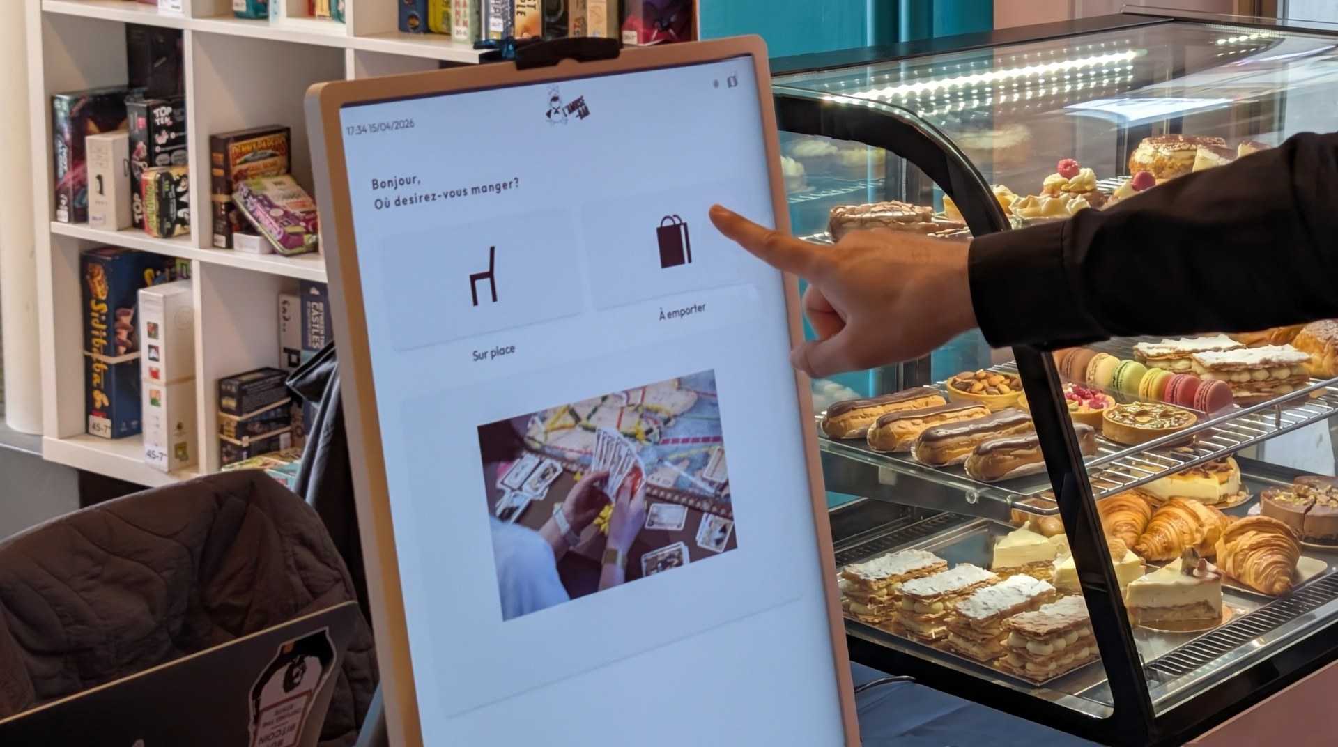 Illustration de la solution be-BOP en contexte restaurant