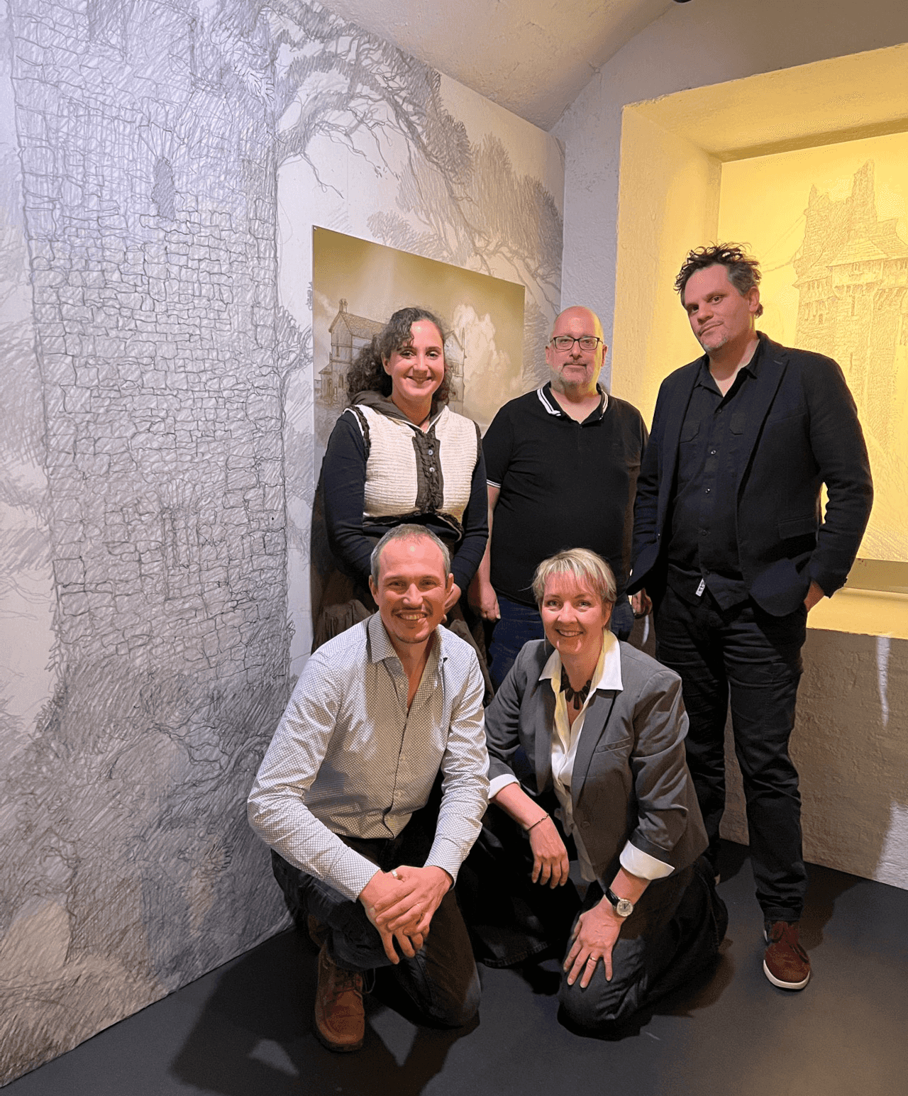 Les cinq auteurices du roman